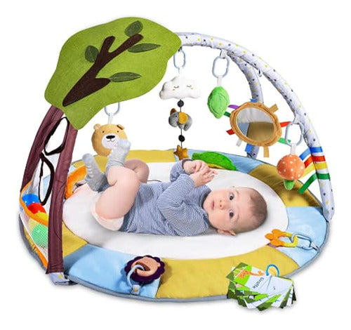 Lupantte Lion Baby Gym Play Mat Con 9 Juguetes Para El Desar 0