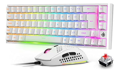 Felicon Combo De Teclado Mecánico Para Juegos Y Mouse De Nido De Abe 0