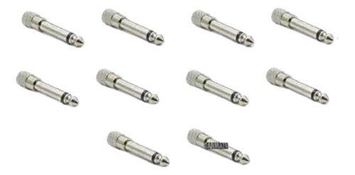 10 Adaptador Auricular Plug 6.5 St Jack 3.5 St Dora Garmath 0