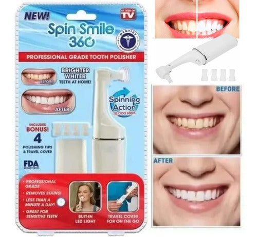 Pulidor Limpiador Blanqueador Dental Electronico Dientes Pro 6