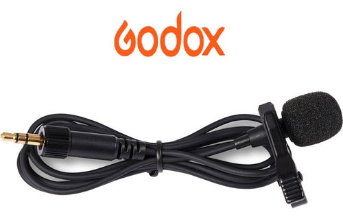 Godox LMS-12 AXL Omnidirectional Condenser Lavalier Microphone Black 0