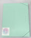 Databank A4 45mm Spine Elastic Folder - Pastel Green 1