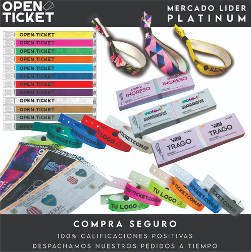 Pulseras Plasticas Precintos De Vinilo Personalizadas X 350 6