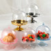 Candy Craft Souvenir Mini Cake Stand with Metallic Base - Set of 12 6