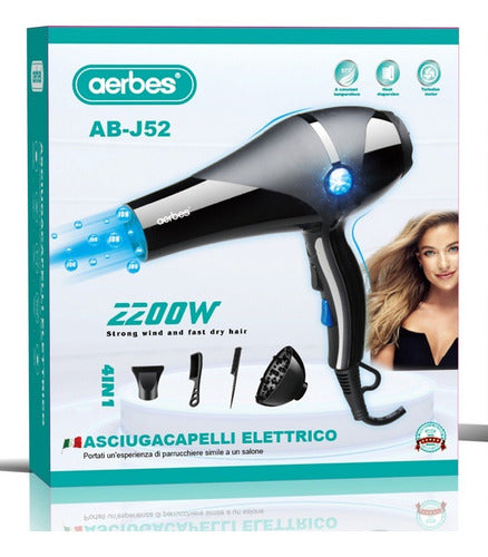 Ab-J52 Hair Dryer 2200 Watts 0