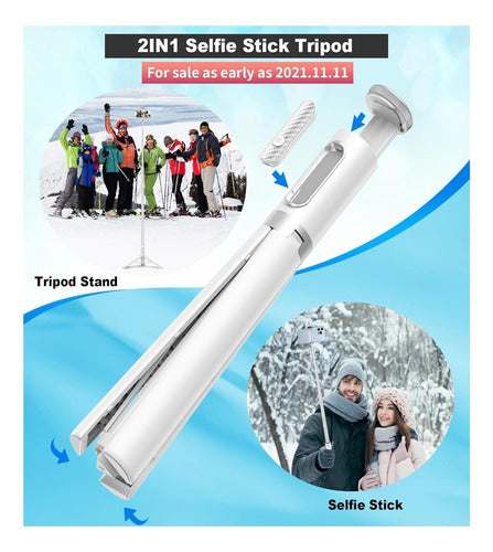 Toneof Tripod Travel Selfie Stick for Mobile Phone 1