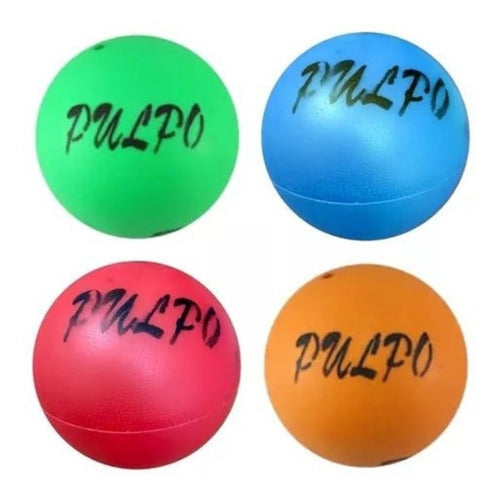 Pelota Pulpo Nº2 Didáctica Escolar Club Pulpito X4 Unidades 0