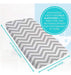 Kushies Baby Powered Moisés Sheet, Grey Chevron 2