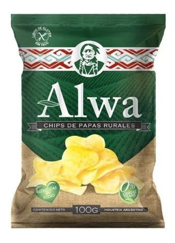 Alwa Natural Sweet Potato and Potato Chips - 10 Units 1