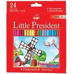 Lápices De Color Little President Acuarelables X24 0