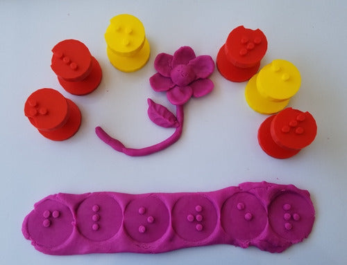 MAGNAprint3D Sellos Alfabeto Braille Para Plastilina Jugar Aprendiendo !! 1