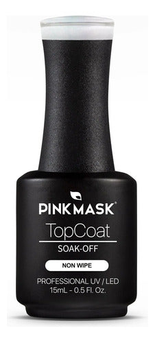 Top Coat Crystal Pink Mask Gel Color 0