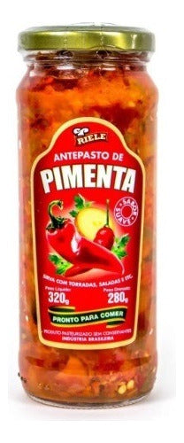 Kit 3 Antepastos Riele - Sabor Pimenta Abobrinha Berinjela 1