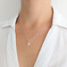 925 Silver Initial Letter Necklace 19