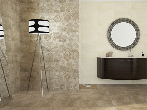 Ceramica Para Piso Y Pared 25x80 Marron Mate Palo Rosa 1