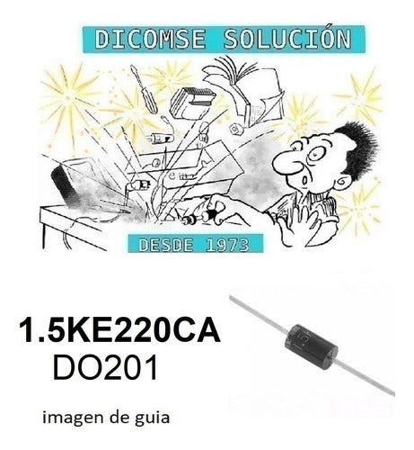 1.5ke220ca  1.5ke220 Diodo Supres Tran  Reemplaza 1.5ke 220c 1