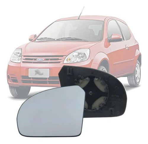 Lente Vidro Espelho Esquerdo Retrovisor Ford Ka 2010 2011 0