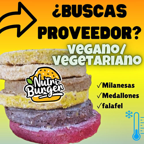 Nutri Burger Vegetarian Vegan Vegetable Legume Medallions 0