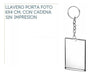 Logimatica 50 Acrylic Keychain 6x4 Photo Holder with Long Chain 1