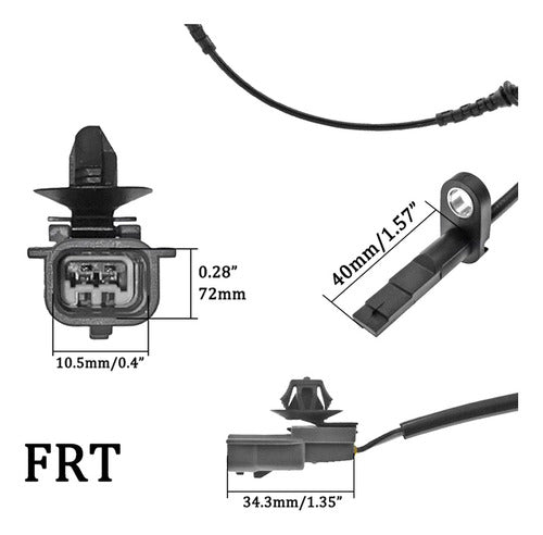 Sensor De Velocidade Da Roda Abs Dianteira Traseira 47900-5r 7