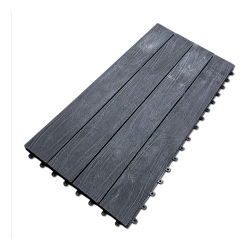 Antygona WPC Wood-Like Interlocking Deck Tiles 0