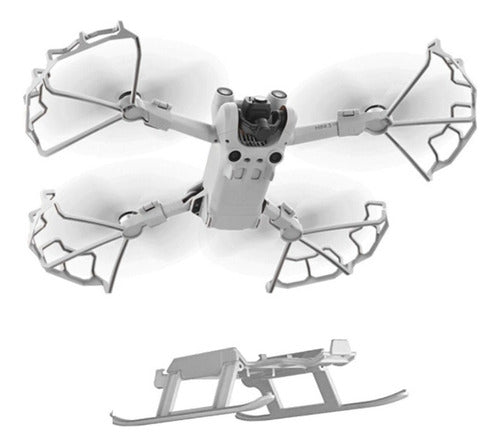 Kit Protetor Hélices Trem Pouso Trava Para Dji Mini 3/3pro 1 1