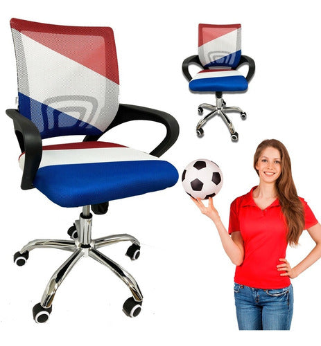 NOffice Silla Mesh De Escritorio Regalo Futbol Para Chicos Y Grandes 0