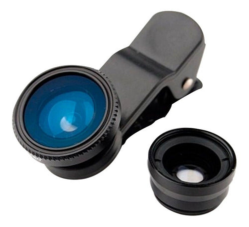 Portable Phone Camera Lens Kit - Fish Eye, Wide Angle, Macro 1