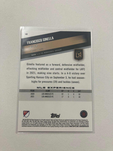 Ginella - Topps Chrome Mls 2022 2