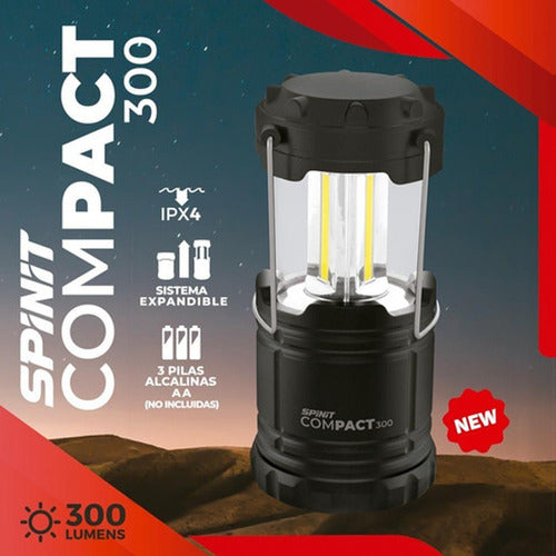 Spinit Farol Camping Compact 300 Lumens Carpa 2