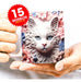 Plantillas 3d Sublimacion Tazas Gato Flores Paisajes #t123 2