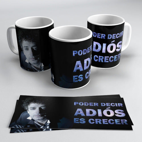 Agarralo® Sublimated Ceramic Mug Gustavo Cerati #243 0