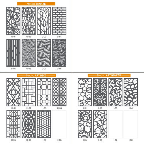 Zyx Mecanizados Chapa Decorativo, 1.25mm P/reja O Escalera - Panel 50x100cm 5