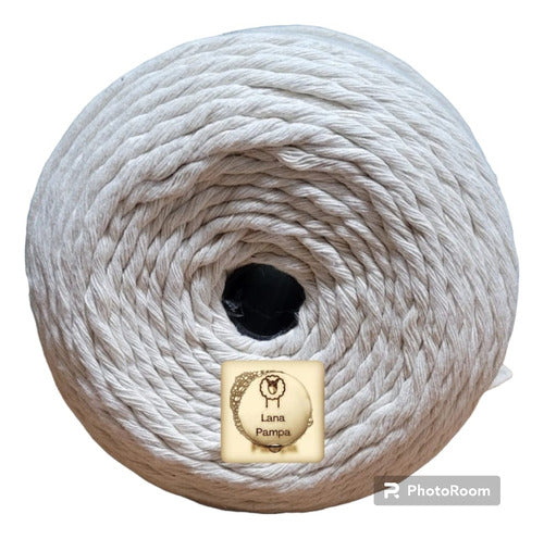 Lana Pampa Cotton Macramé Twine 18 Strands 360 Mts 1 Kg Offer!! 1