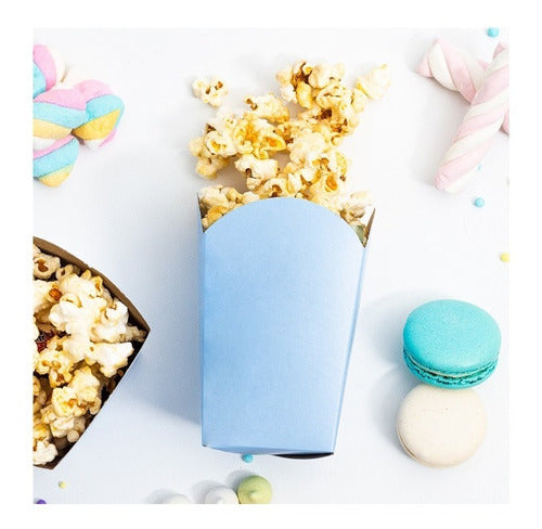 Tienda de Fiesta 10 Pastel Popcorn Boxes - Assorted Colors 1