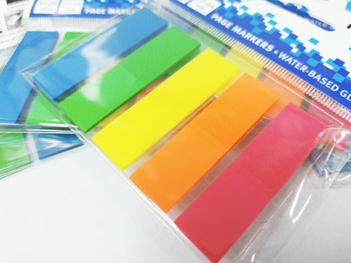 Info Fluorescent Page Markers x5 Units 1