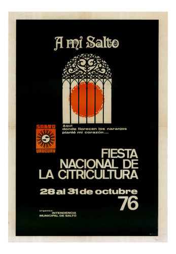 Salto - Fiesta De Citricultura Año 1976 - Lámina 45x30 Cm. 0