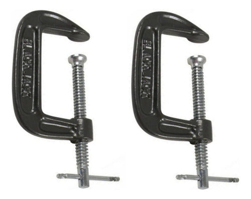 Black Jack G-Type American Clamp 6 Inches X 2 Units 0