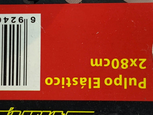 Pulpos Elasticos Resistentes 100cmx8mm C/ Mosqueton .x2  F68 4