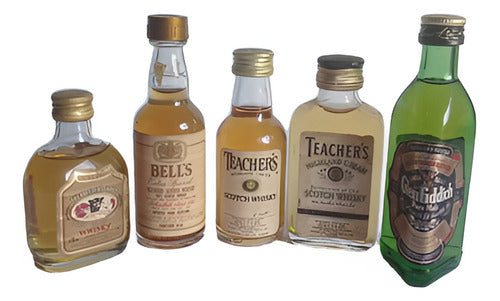 Botellitas Miniaturas De Whisky Varias Marcas.//// 0