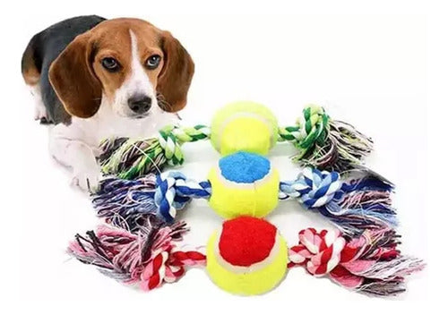 Pawfy Premium Anti-Anxiety Knot & Ball Toy for Dogs 1