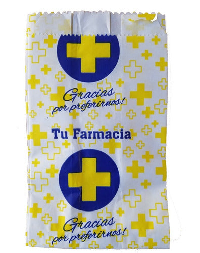 Bolsas De Papel Para Farmacias 15cm X 25 Cm 2