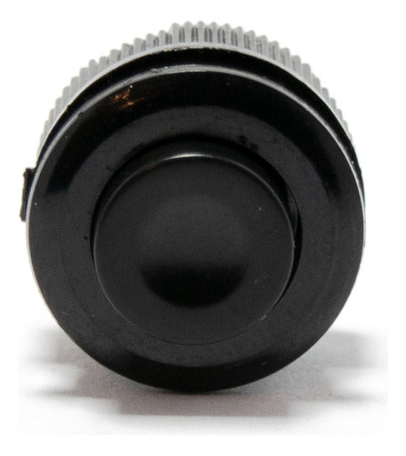 ELUMILED 2 Normal Open Push Buttons 16mm Diameter 14mm Hole 1A 250V Black 2