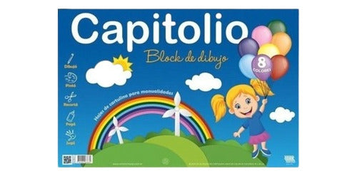 Capitolio Drawing Block N5 Color 24 Sheets - Pack of 5 - 6351 0