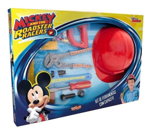 Ax Toys Mickey Mouse Kids Tool Set with Helmet 0