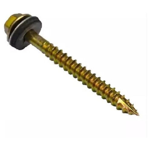 Caser Self-Drilling Screws Needle Point 14 X 2-1/2 With Washer X 100 Units 0