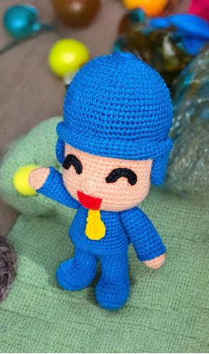 Alma y Vida Artesanías Pocoyo Amigurumi Quality Premium 25 Cm 2