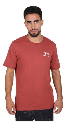 Under Armour Men's Sportstyle LC SS Red T-Shirt 0