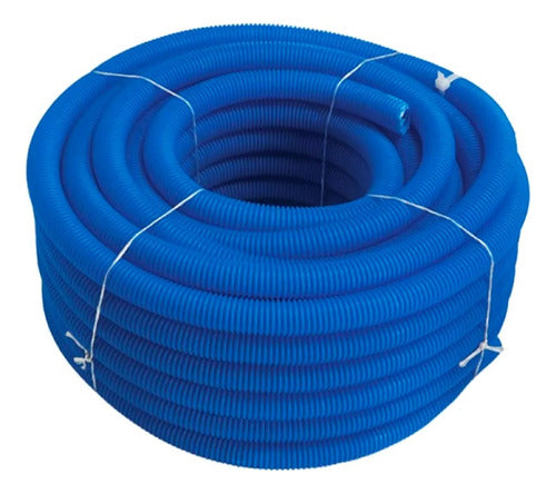 KORMAN Corrugated Flame Retardant Pipe 25mm Blue 0