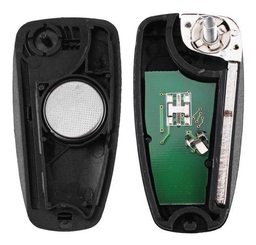 Complete 3-Button Flip Key Remote 433mhz HU101 2
